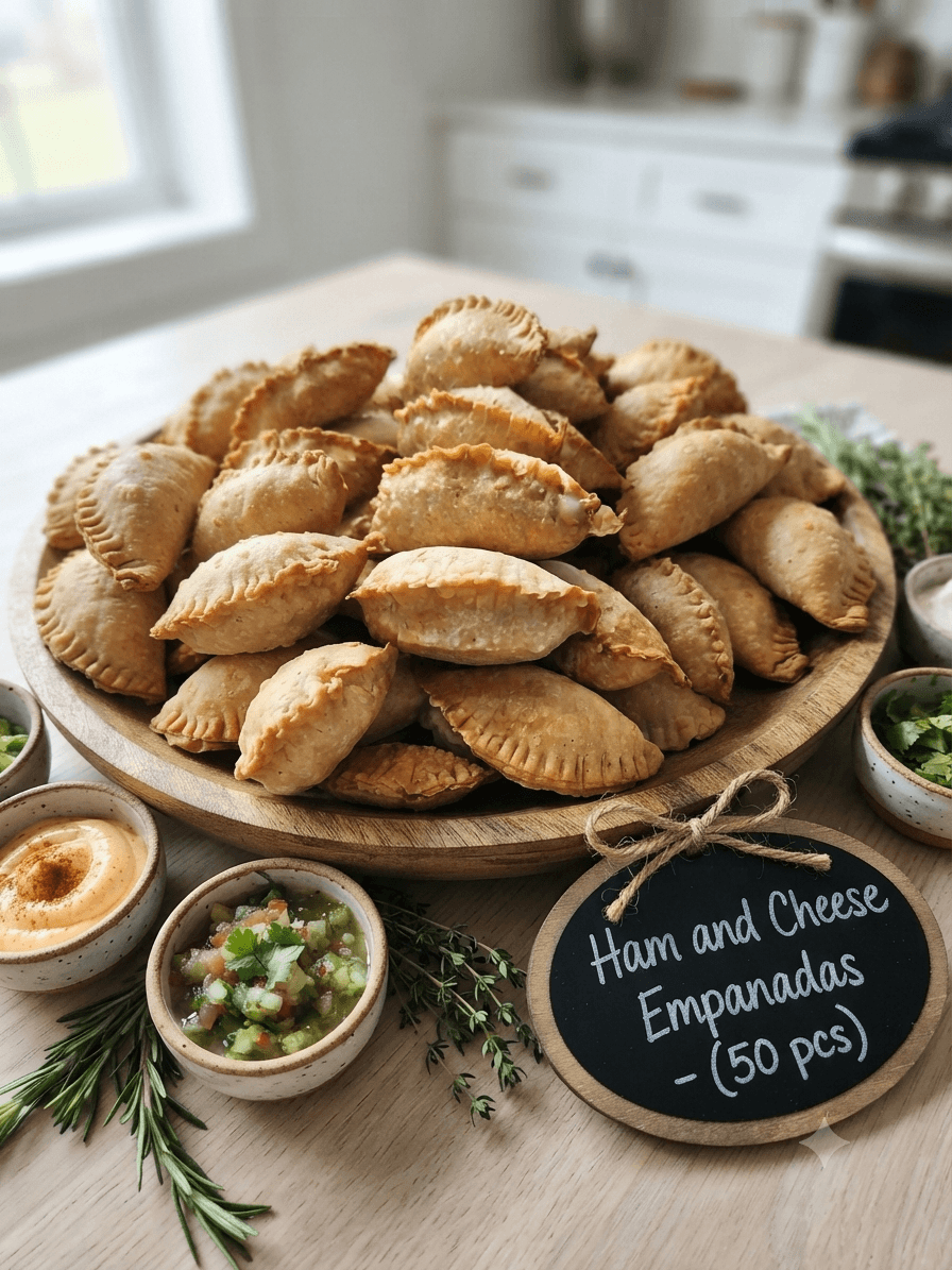 Ham & Cheese  Empanadas  (50 pcs)